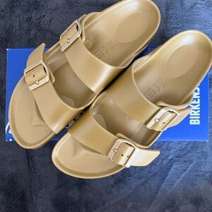 Birkenstocks Arizona Eva Gold